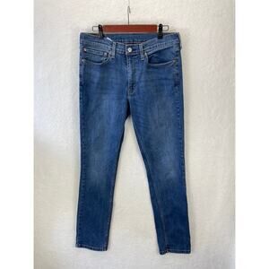 Levi’s 511 Jeans Men’s 34x32 Blue Denim Slim‎ Straight Mid Rise Stretch Casual